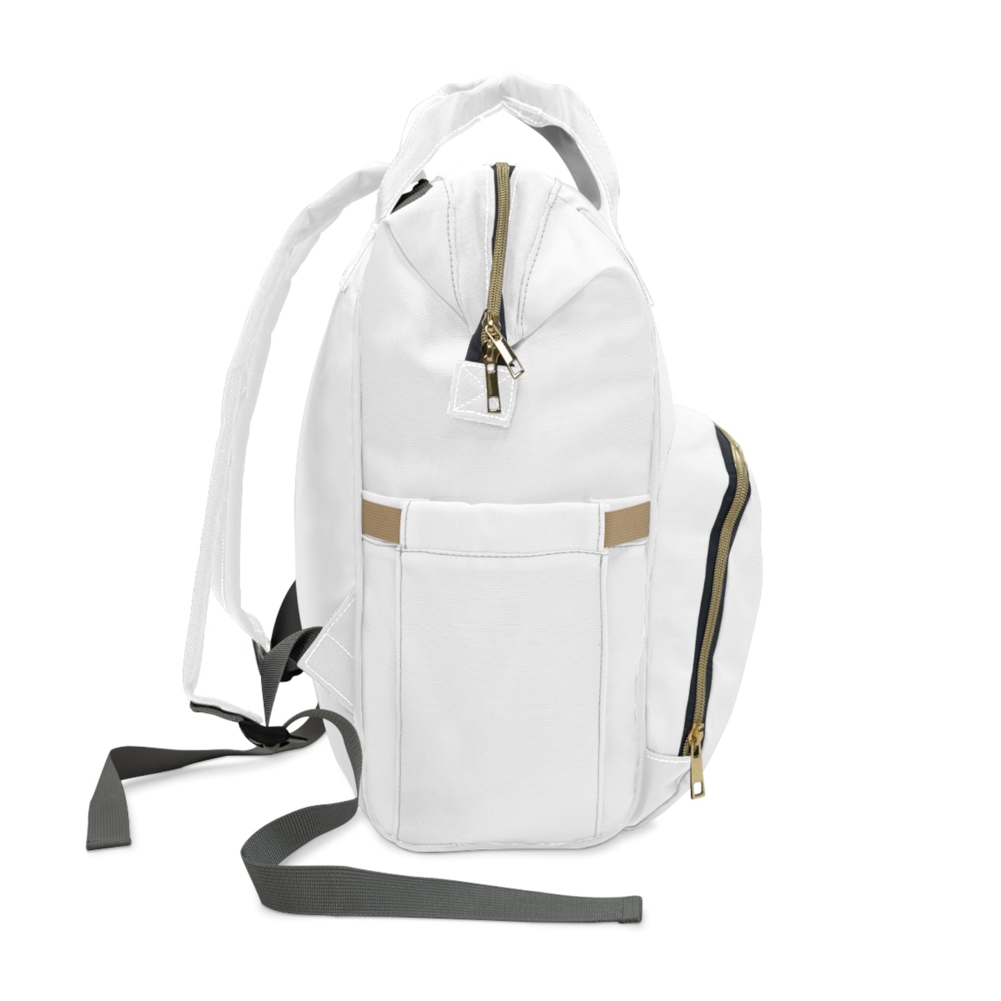 Jesus Loves You Floral Monogram Diaper Backpack