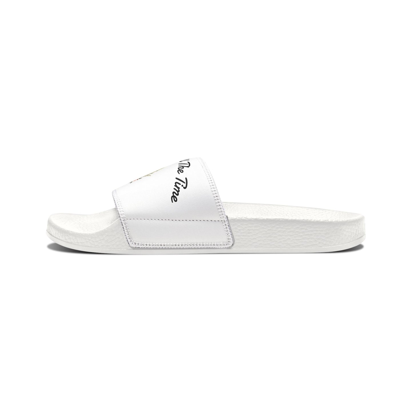 Slide Sandals — Floral 'Good Is Good All The Time' Removable- Strap Slides for Men