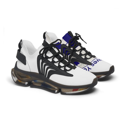 Women's Floral Mesh Sneakers – Lightweight Breathable Athletic Shoes