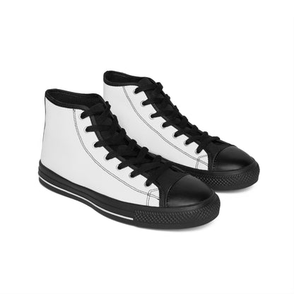 Men's Classic High-Top Sneakers - 'LB' Logo Casual Canvas Shoes