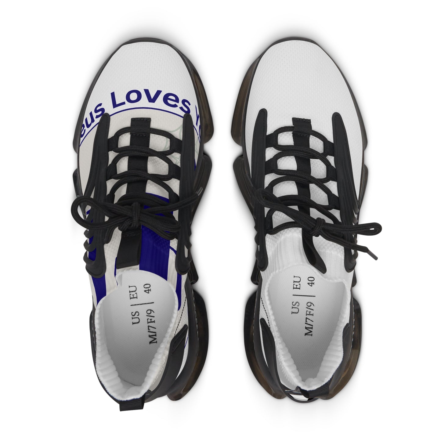 Women's Floral Mesh Sneakers – Lightweight Breathable Athletic Shoes