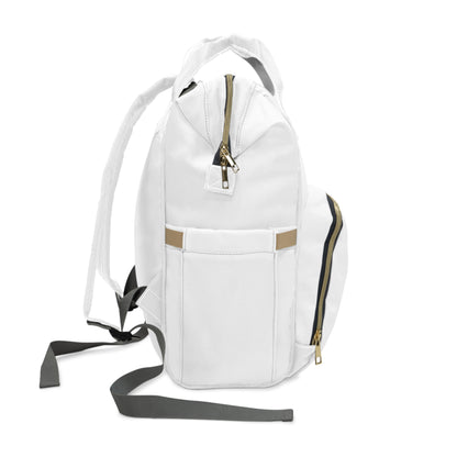 Jesus Loves You Floral Monogram Diaper Backpack