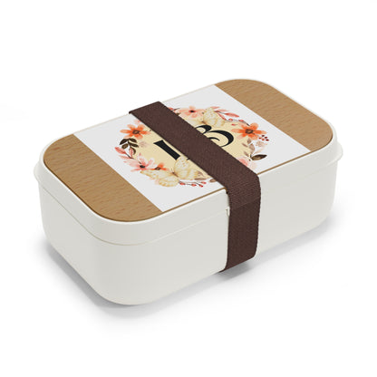 Floral Monogram Bento Lunch Box – LB Personalized Lunch Container