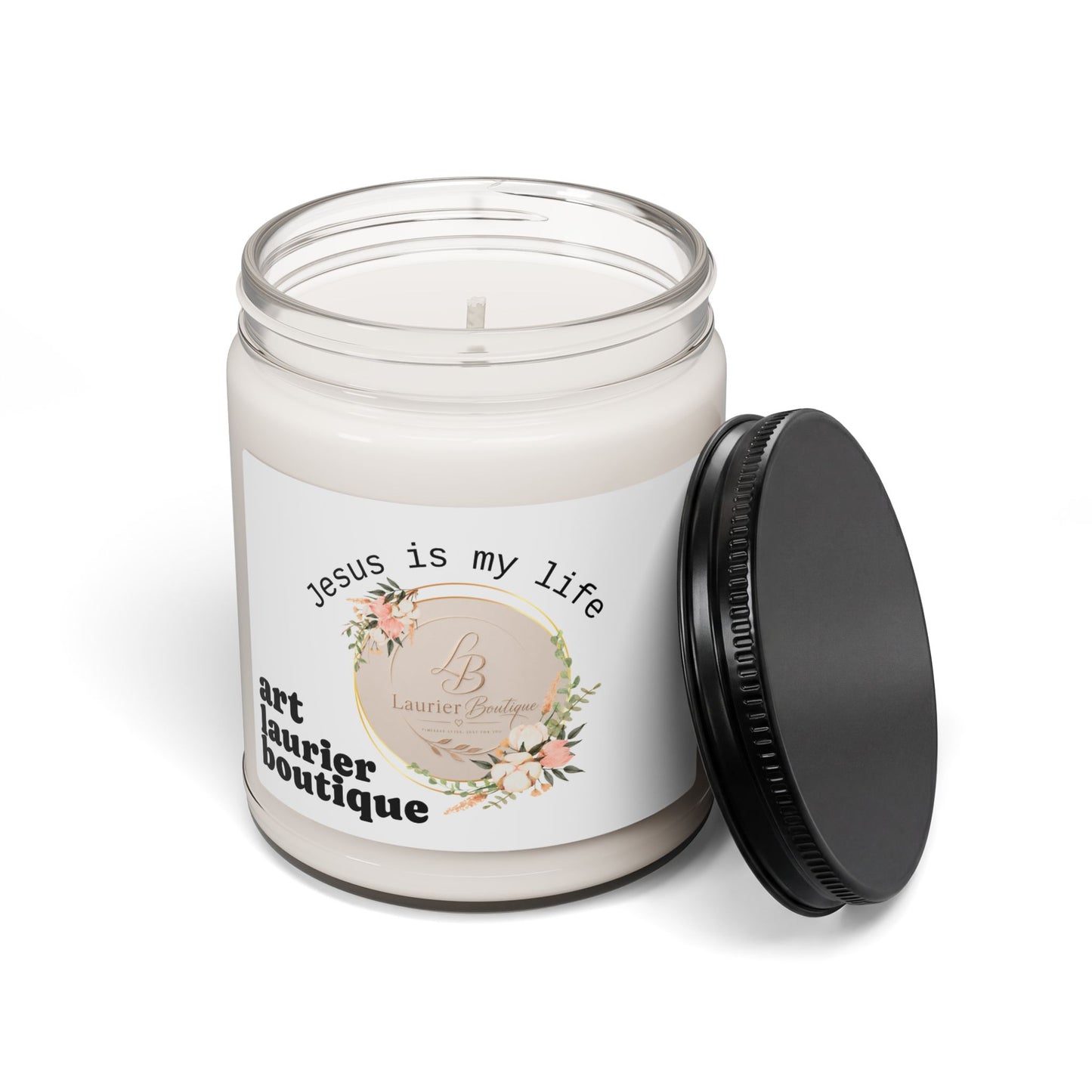 Jesus Is My Life Scented Soy Candle – 9oz Inspirational Faith Candle
