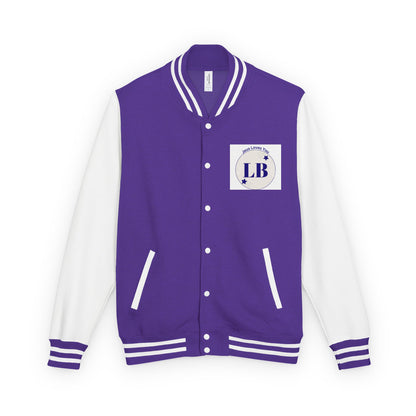 Varsity Letterman Jacket — LB Crest Red & White