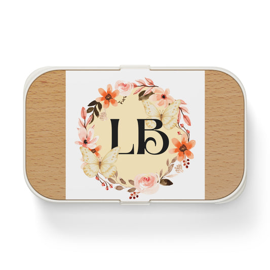 Floral Monogram Bento Lunch Box – LB Personalized Lunch Container