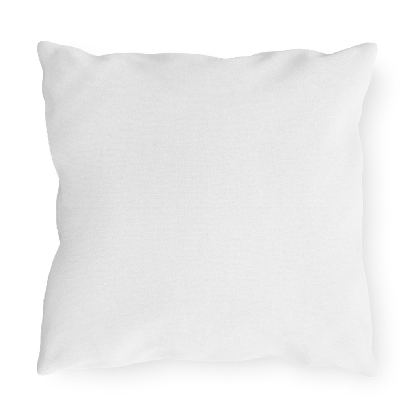 Floral Monogram Outdoor Pillow — 'Laurier Boutique' Logo Decorative Cushion