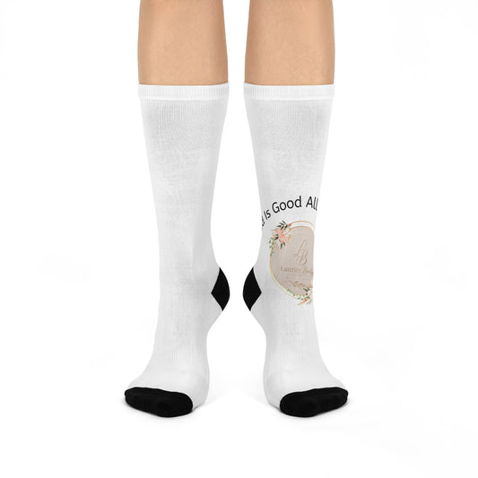 Cushioned Crew Socks ,Good All The Time, Comfort .
