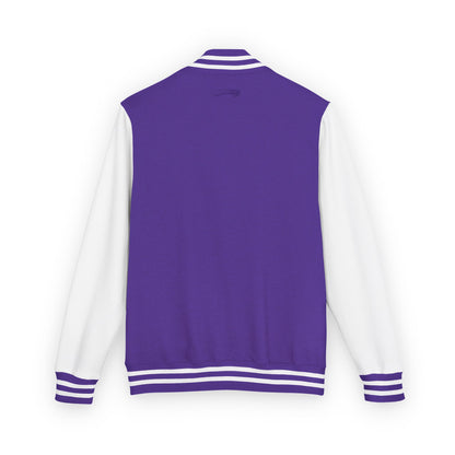 Varsity Letterman Jacket — LB Crest Red & White