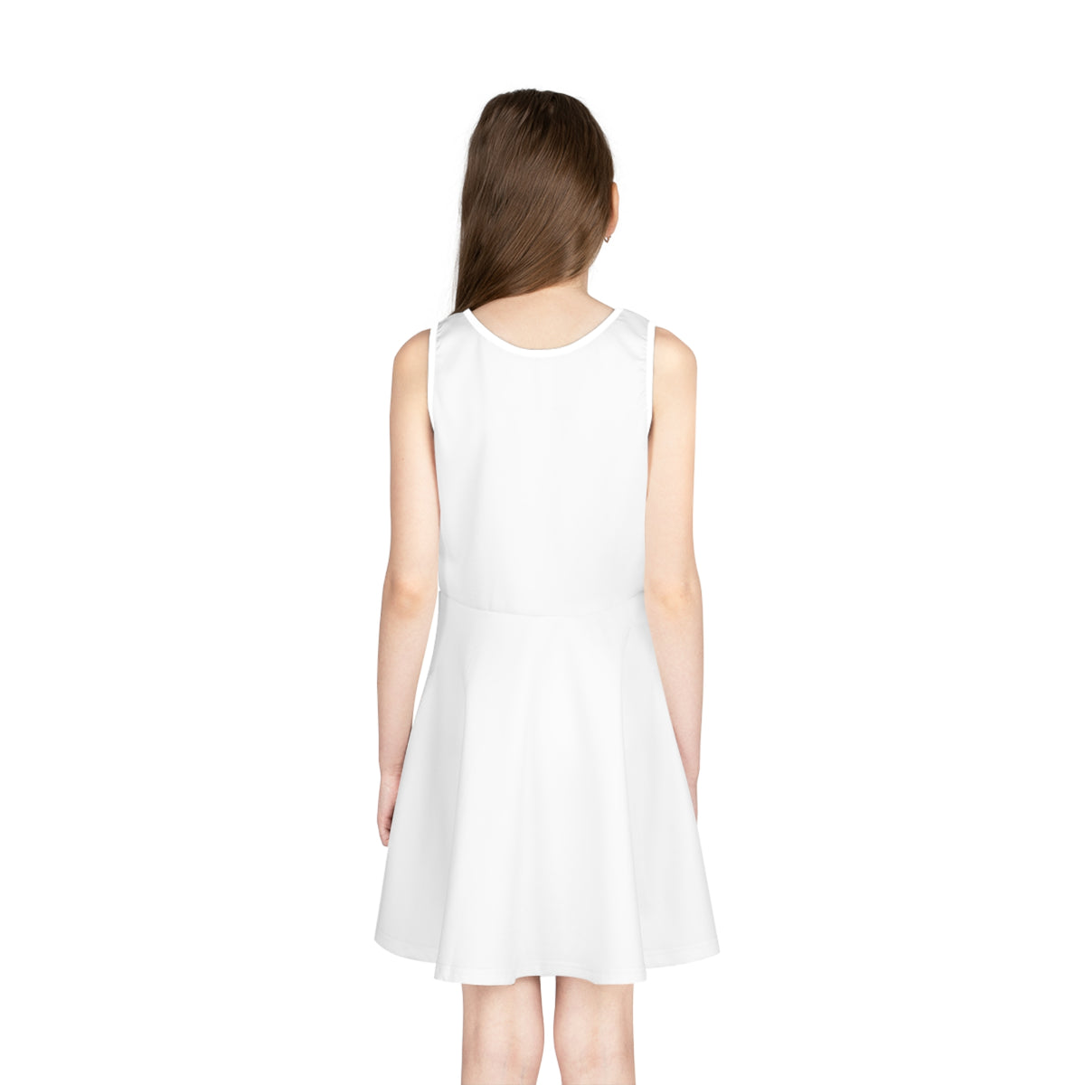 Girls' Floral Monogram Sundress – LB Spring & Summer Tank Dress