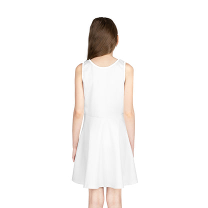 Girls' Floral Monogram Sundress – LB Spring & Summer Tank Dress