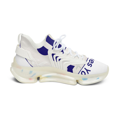 Women's Floral Mesh Sneakers – Lightweight Breathable Athletic Shoes