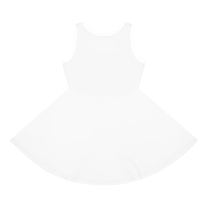 Girls' Floral Monogram Sundress – LB Spring & Summer Tank Dress