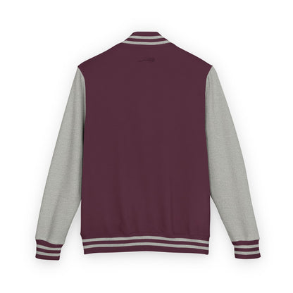 Varsity Letterman Jacket — LB Crest Red & White