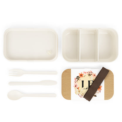 Floral Monogram Bento Lunch Box – LB Personalized Lunch Container