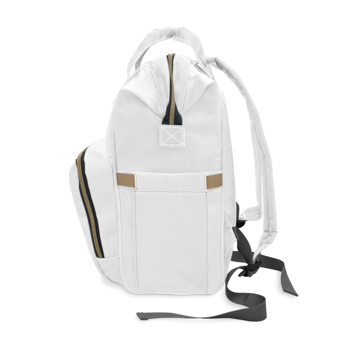 Jesus Loves You Floral Monogram Diaper Backpack