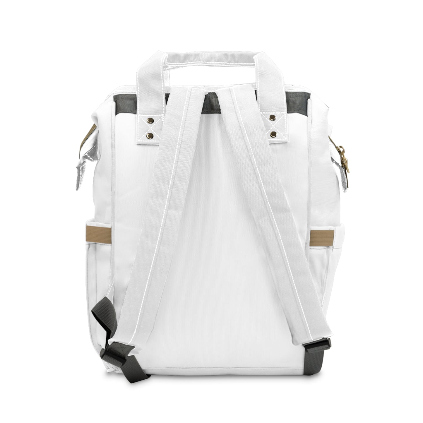 Jesus Loves You Floral Monogram Diaper Backpack