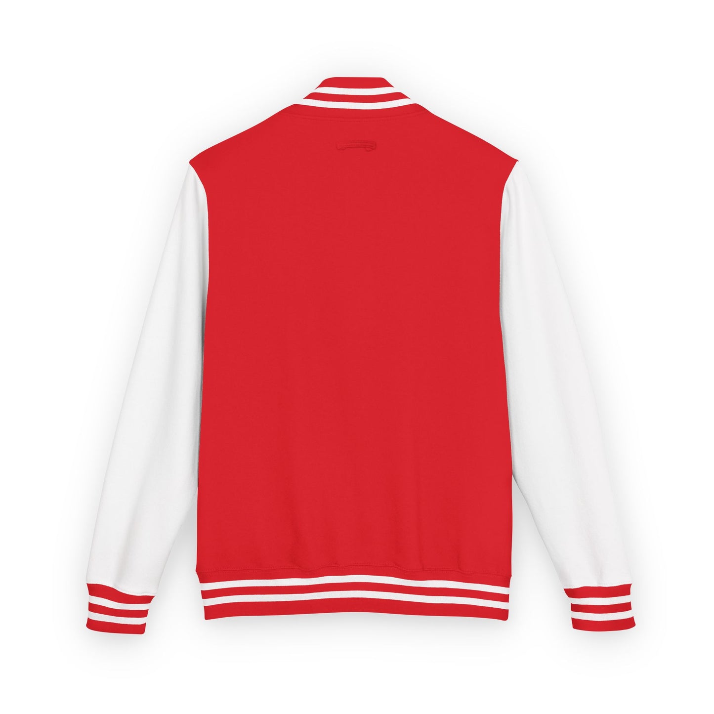 Varsity Letterman Jacket — LB Crest Red & White