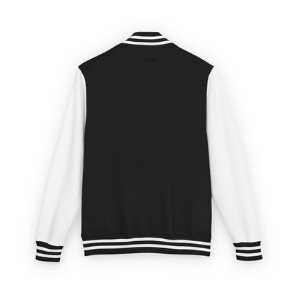 Varsity Letterman Jacket — LB Crest Red & White