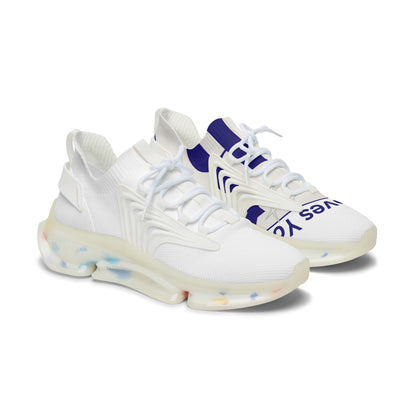 Women's Floral Mesh Sneakers – Lightweight Breathable Athletic Shoes